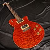 Grosh Set Neck Electric Guitar in a Deep 6120 Orange Finish