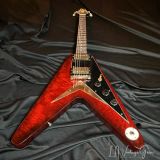 Echopark Vanguard ’59  Electric Guitar in Burgundy Finish – Korina Body ! Wow – What a Guitar !