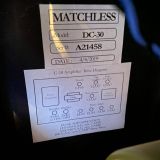 Matchless DC-30 Combo Guitar Amplifier in Black Tolex (2019) – Studio Used Only – Great Amp