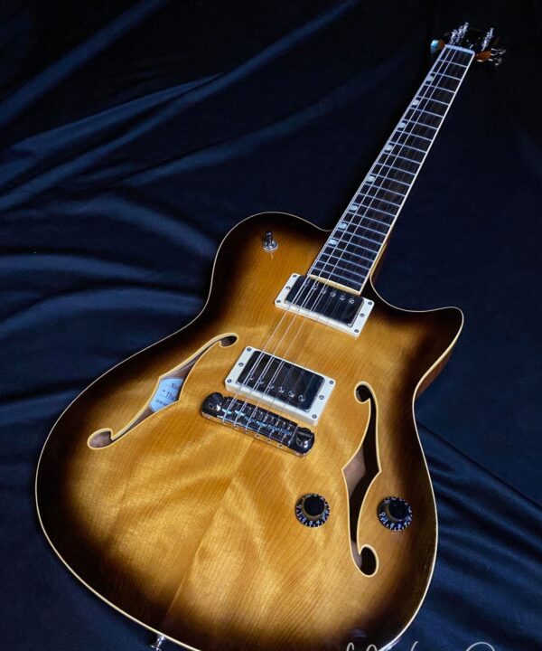 Rutters 'Kingston' Semi-Hollow Body Electric Guitar - ' Proto2 ' Loaded with Ron Ellis Pickups