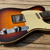 Danocaster Double Bound Single Cut Sunburst Electric Guitar – 2 Piece Ash & Dano Budz 2.0 Pickups