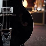 Gretsch 6120 Electric Guitar – Jet Black Finish Owned & Signed by Doyle Bramhall II