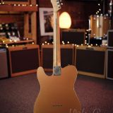 Danocaster Double Bound Single Cut Electric Guitar – in a Faded Out Candy Apple Finish!