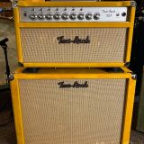 (Pre-Order) Two Rock TS1 40 Watt Head & Matching 1 x 12 Cab – Gold Suede Finish & Cane Cloth