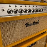 (Pre-Order) Two Rock TS1 40 Watt Head & Matching 1 x 12 Cab – Gold Suede Finish & Cane Cloth