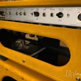 (Pre-Order) Two Rock TS1 40 Watt Head & Matching 1 x 12 Cab – Gold Suede Finish & Cane Cloth