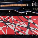 EVH Peavey Wolfgang Guitar – Signed by Eddie Van Halen – Neil Zlozower Photo- Kerry Wright Prototype Panel