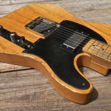 Danocaster “Keef” T-Style Blackguard Electric Guitar – V Neck & Ash Body with Arcane & Lollar Pups!