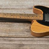 Danocaster “Keef” T-Style Blackguard Electric Guitar – V Neck & Ash Body with Arcane & Lollar Pups!