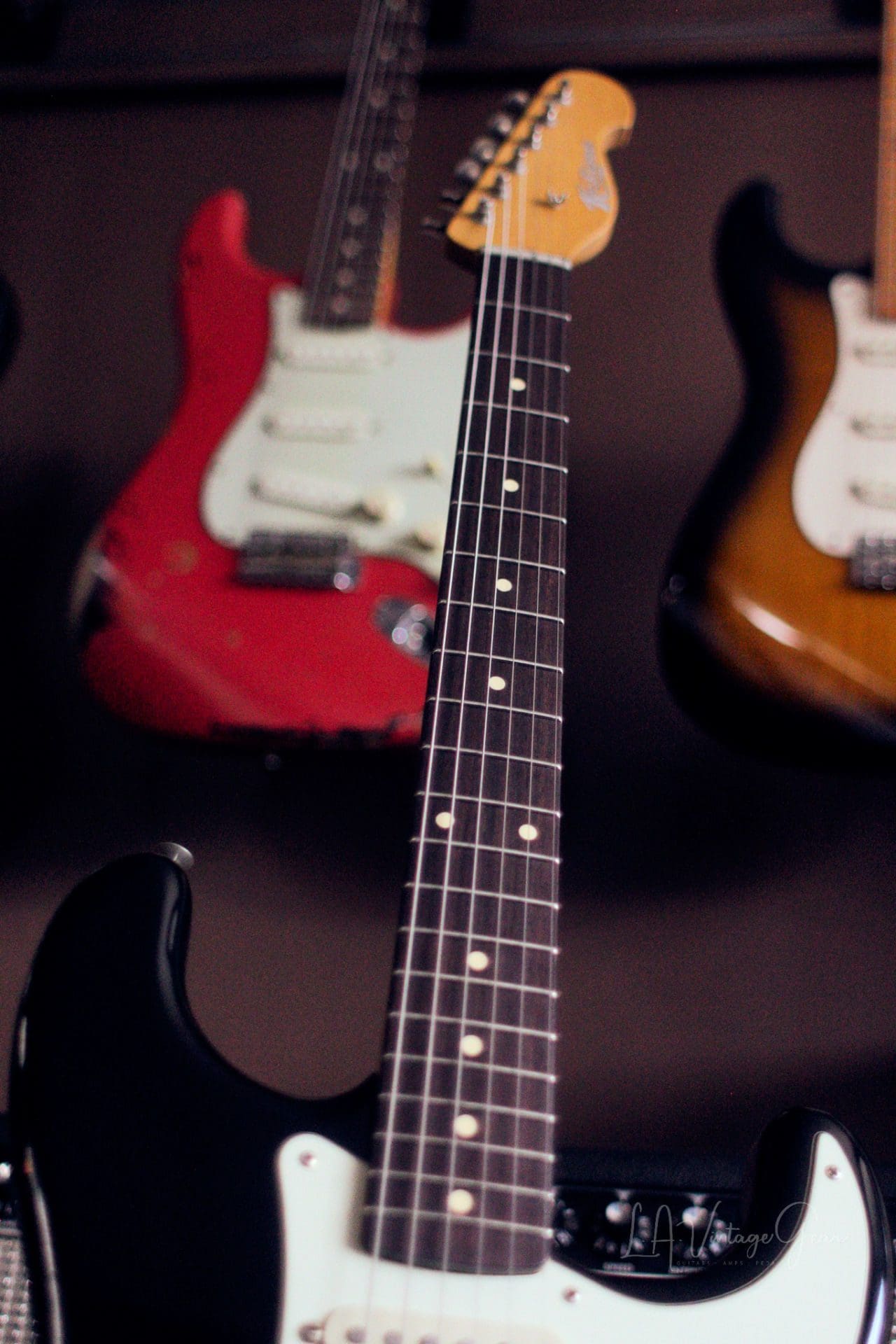 K-line Springfield S-style Electric Guitar In A Glossy Black Nitro 