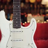 Mario Martin Oly White S-Style Relic Electric Guitar – Ash Body & Arcane Pups – Brand New!