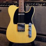 Xotic XTC-1 T-Style Lightly Relic’d Electric Guitar-Butterscotch Blackguard-Roasted Flame Maple Neck #2331