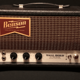 Benson Tall Bird Tube Reverb Tank – Black Tolex & Ox Blood Grill Cloth