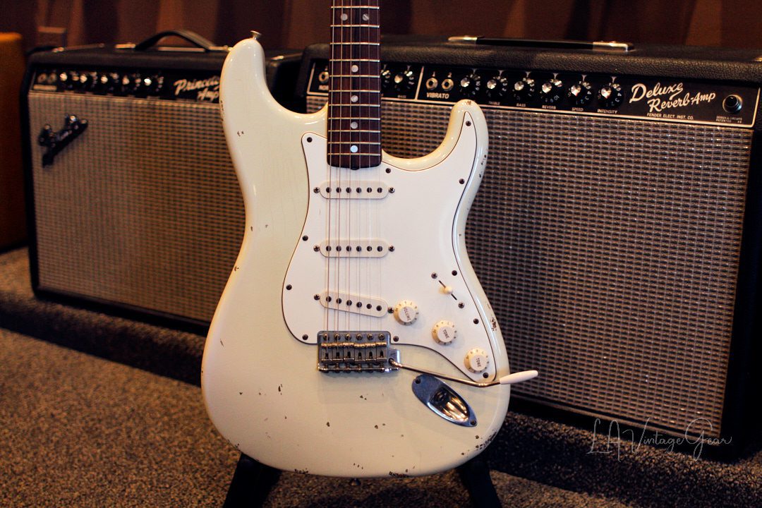 Fender Custom Shop '69 Relic'd Stratocaster 02' - Vintage White Finish &  Abigail Pickups - She Rocks
