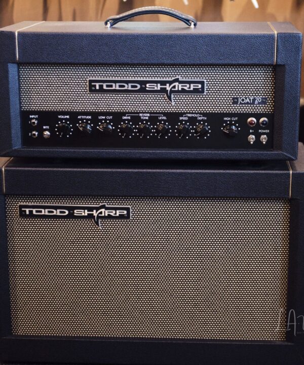 Todd Sharp JOAT20 Guitar Amplifier with Matching Head & Cab - In Blueberry Tolex with 2x EL84's