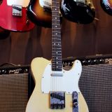 Danocaster Single Cut Blonde Whiteguard Electric Guitar with RW Fingerboard – Peter Florence Pickups!