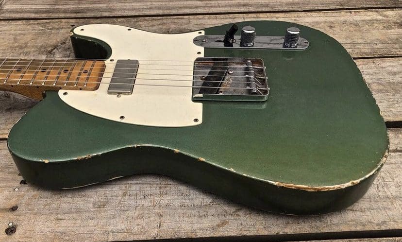 Danocaster Single Cut Electric Guitar – Sherwood Green Danocaster Single Cut Electric Guitar – Sherwood Green