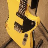 Novo ‘Voltur’ Offset Style Electric Guitar –  Yellow over  ’64 Sunburst with Lollar &  Lindy Fralin Pickups!