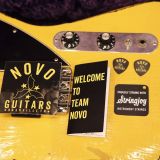 Novo ‘Voltur’ Offset Style Electric Guitar –  Yellow over  ’64 Sunburst with Lollar &  Lindy Fralin Pickups!