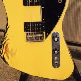 Novo ‘Voltur’ Offset Style Electric Guitar –  Yellow over  ’64 Sunburst with Lollar &  Lindy Fralin Pickups!