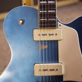 Josh Williams ‘Stella’ Single Cut Electric Guitar – Lightly Relic’d Pelham Blue Finish with P90 Pickups! Brand New!