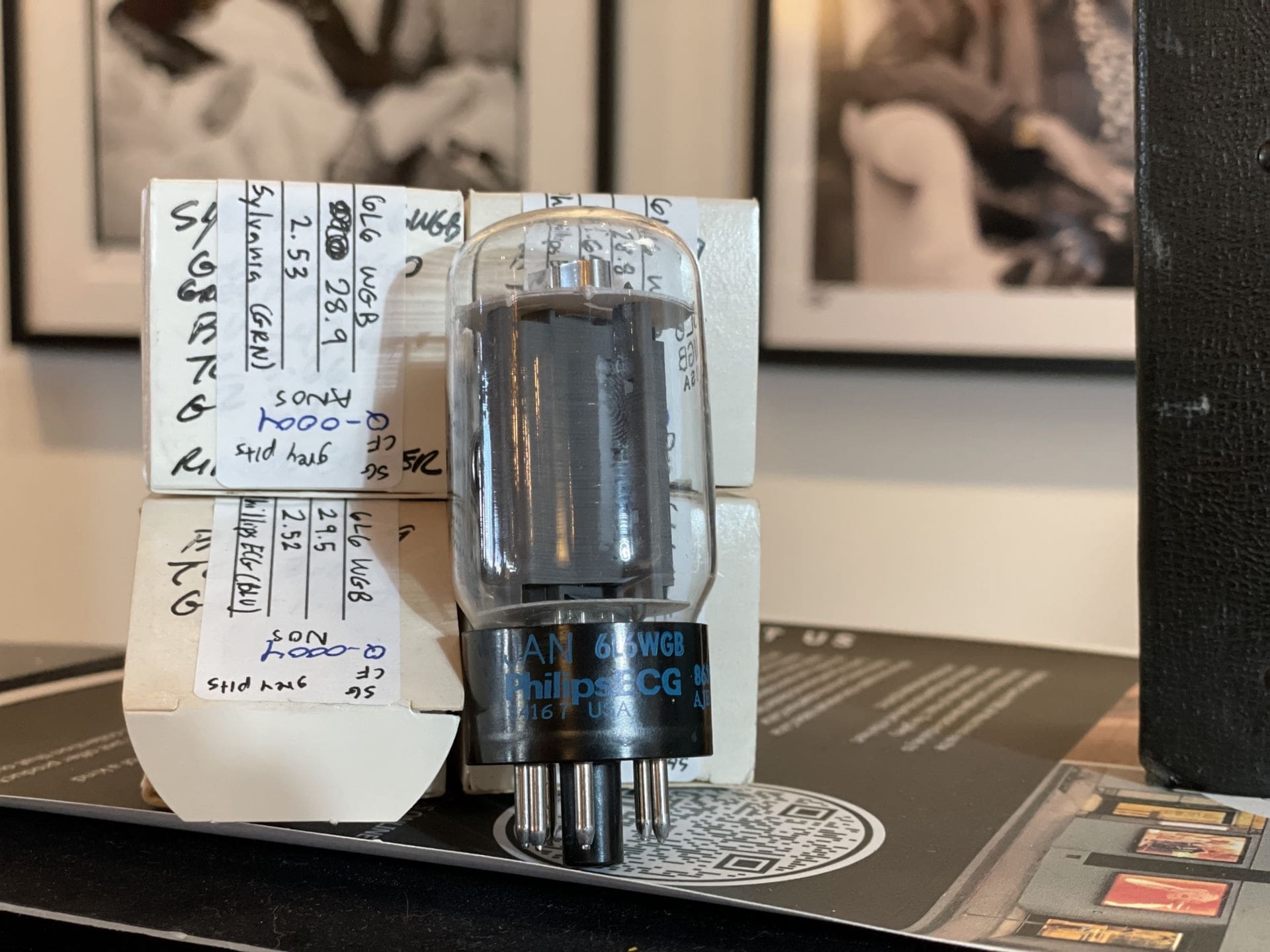 Philips 6L6GB Matched Quad 60's Era - 6LQ-0004-Vintage Tubes
