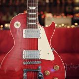 Gibson Relic’d Custom ’58 Les Paul Standard with Bigsby – Cherry Flame Maple Finish – Think Lucy !