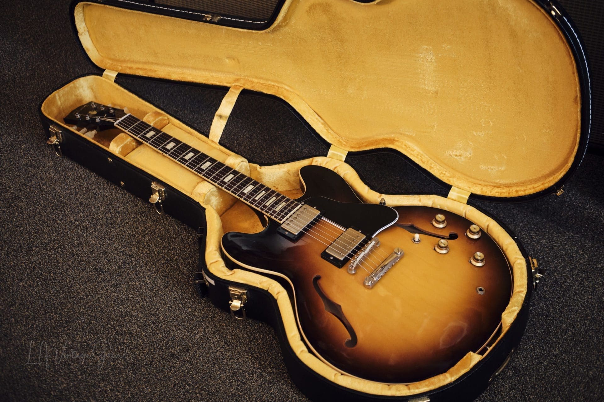 Gibson '63 ES-335TD Vintage Block Sunburst - Memphis CS VOS 2016 - Image 22