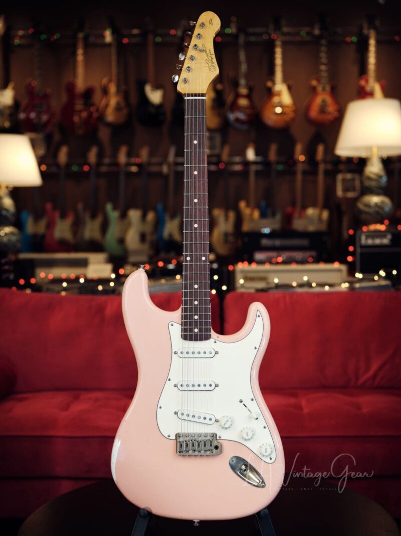 L.A. Vintage Gear Proprietary Shell Pink Double Cut S-Style Electric Guitar-Our Brand New Line!