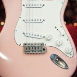 L.A. Vintage Gear Proprietary Shell Pink Double Cut S-Style Electric Guitar-Our Brand New Line!