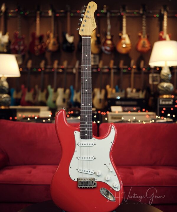 L.A. Vintage Gear Proprietary Dakota Red Double Cut S-Style Electric Guitar-Our Brand New Line!