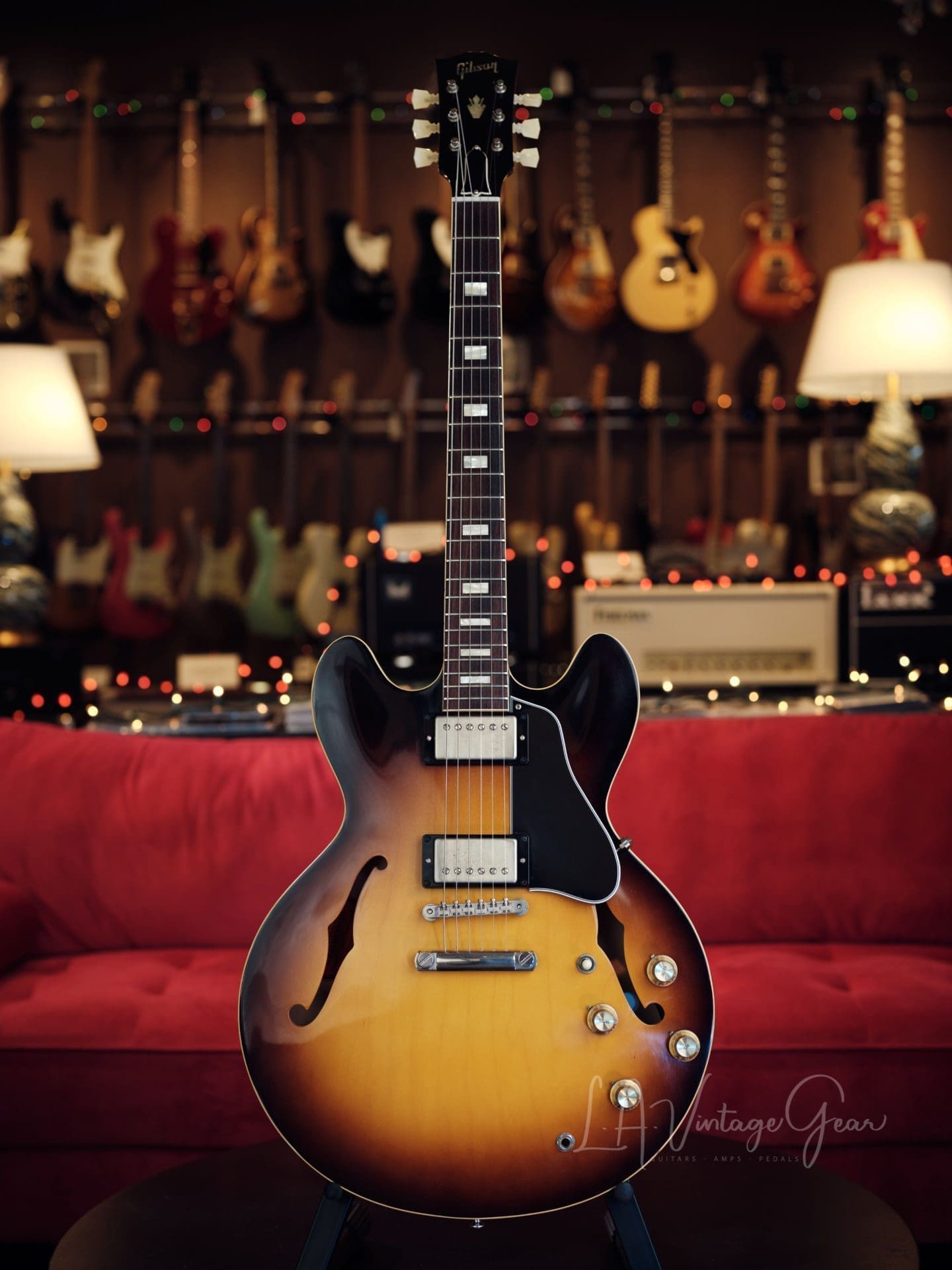 Gibson '63 ES-335TD Vintage Block Sunburst - Memphis CS VOS 2016