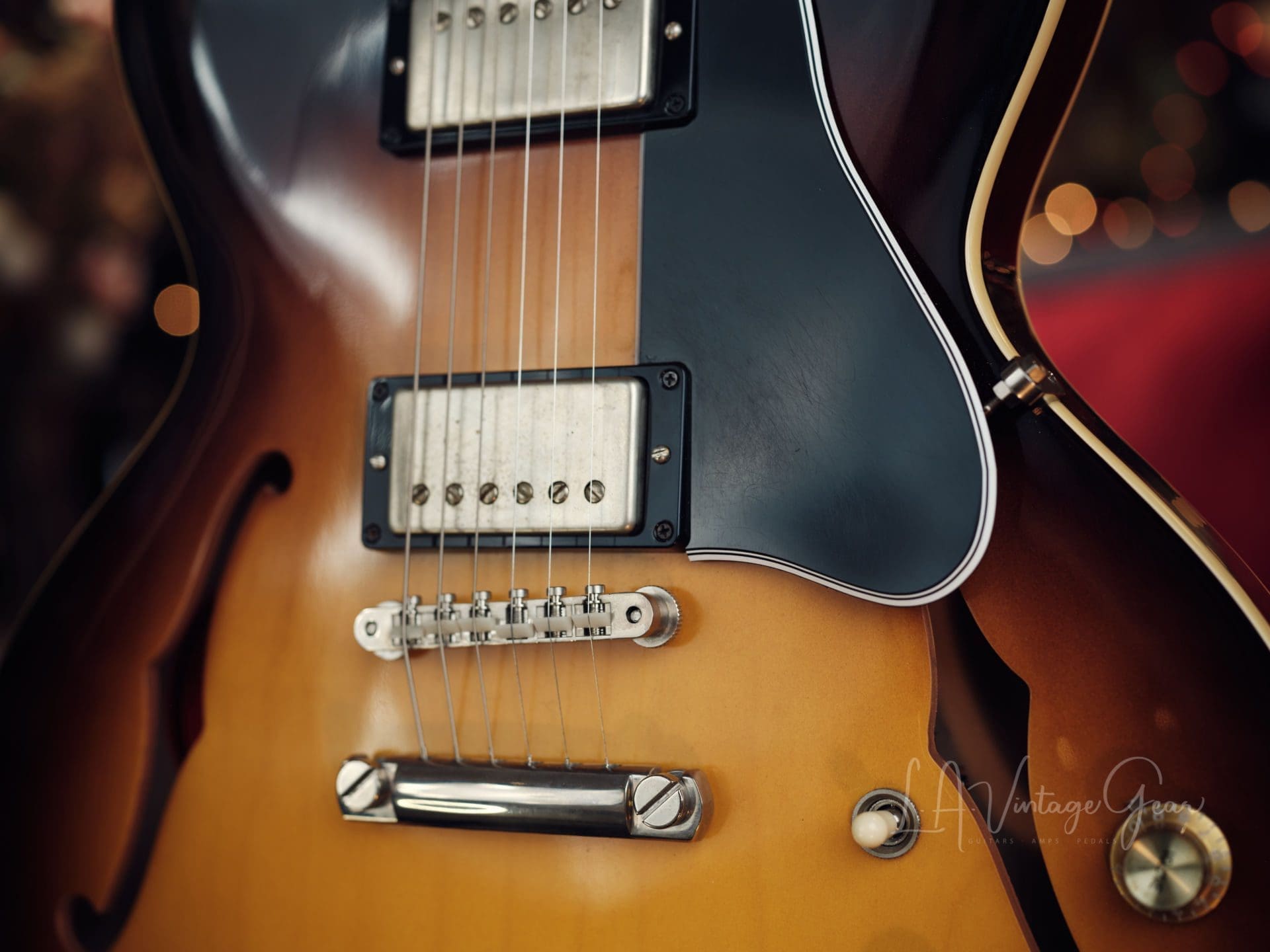 Gibson '63 ES-335TD Vintage Block Sunburst - Memphis CS VOS 2016 - Image 8