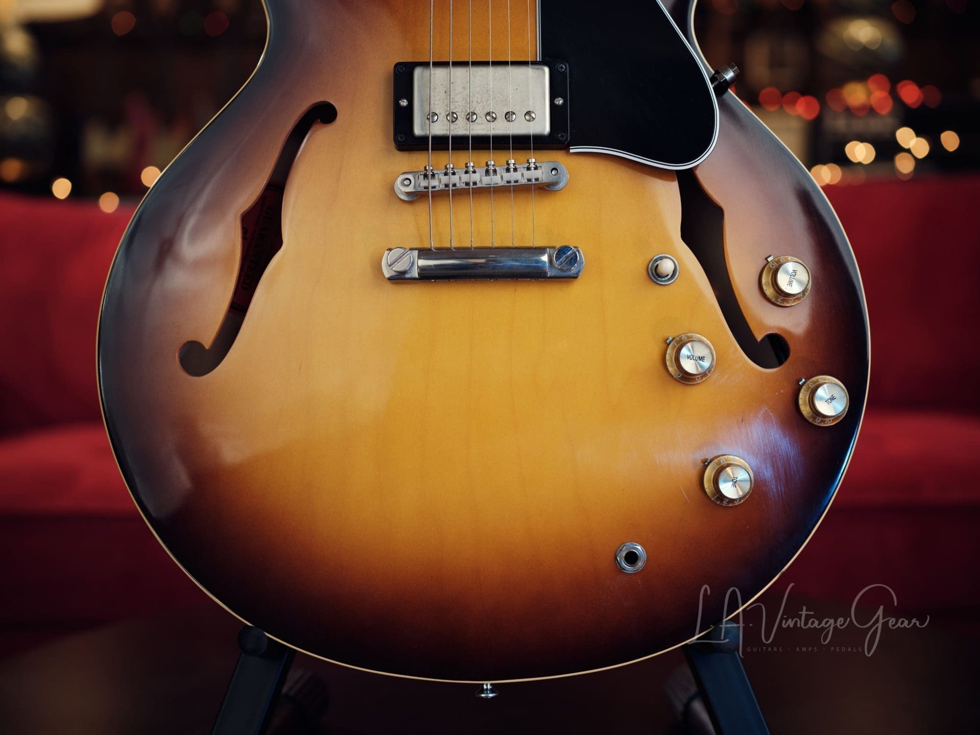 Gibson '63 ES-335TD Vintage Block Sunburst - Memphis CS VOS 2016 - Image 6