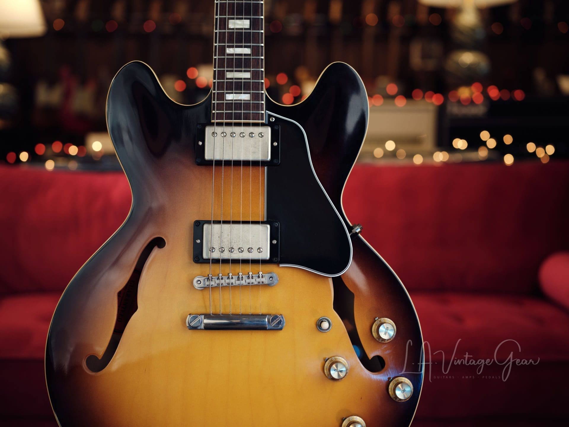 Gibson '63 ES-335TD Vintage Block Sunburst - Memphis CS VOS 2016 - Image 4