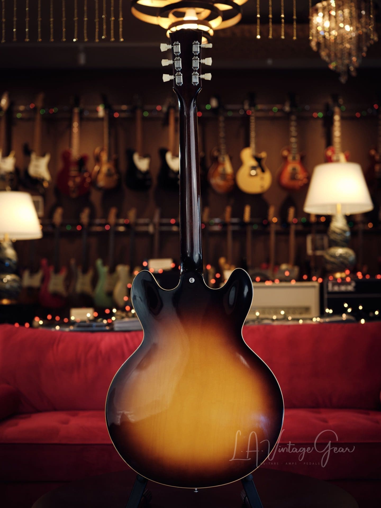 Gibson '63 ES-335TD Vintage Block Sunburst - Memphis CS VOS 2016 - Image 9