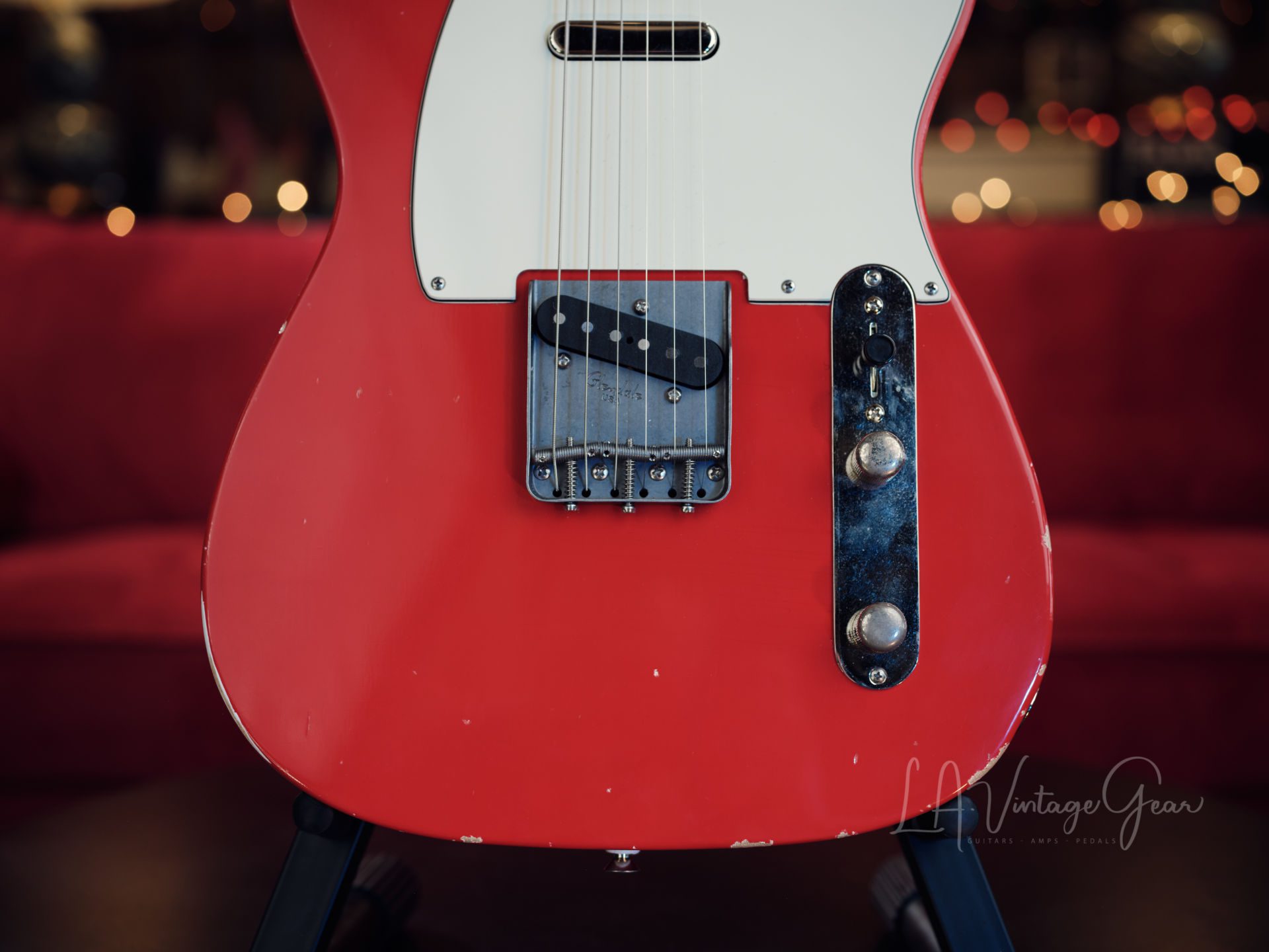 L.A. Vintage Gear Proprietary Single Cut T-Style Electric Guitar in Dakota  Red with Maple Neck - Brand New ! • LA Vintage Gear