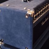 (Pre-Order) Two Rock Classic Reverb Signature 100/50W Head & 2×12 Cab in  Denim Blue Suede with a Black Chassis!