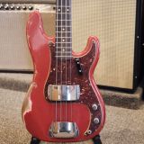 Fender ’63 Custom Shop Precision Bass Guitar (2020) – Heavy Relic in a Dakota Red Finish