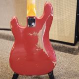 Fender ’63 Custom Shop Precision Bass Guitar (2020) – Heavy Relic in a Dakota Red Finish