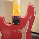 Fender ’63 Custom Shop Precision Bass Guitar (2020) – Heavy Relic in a Dakota Red Finish