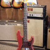 Fender ’63 Custom Shop Precision Bass Guitar (2020) – Heavy Relic in a Dakota Red Finish