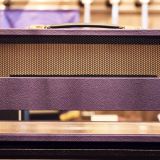 L.A. Vintage Gear Marshall Style Headshell – Purple Tolex with Gold Piping- Brand New!