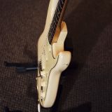 Fender 1962 Stratocaster Electric Guitar – Refinished in White/Desert Sand – Great Player Guitar!