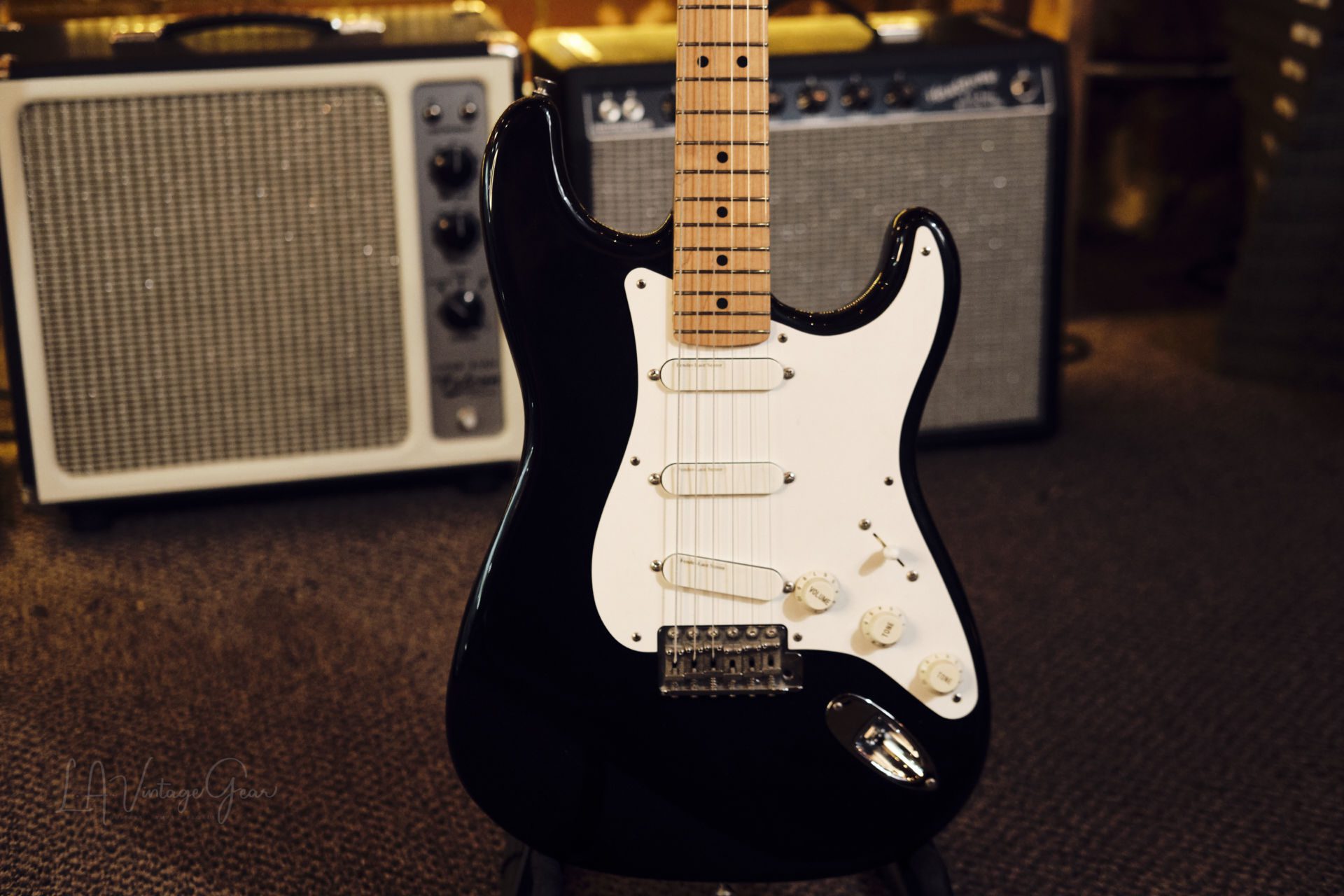 Fender Eric Clapton Signature 'Blackie' Stratocaster with Lace Sensor  Pickups