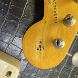 Fender 1962 Stratocaster Electric Guitar – Refinished in White/Desert Sand – Great Player Guitar!