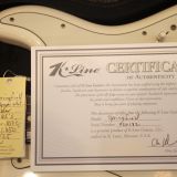 K-Line Springfield S-Style Electric Guitar – Olympic White Finish #020182 – Brand New Build!