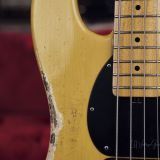 Shabat Panther STP Bass Guitar   #021 – Heavily Relic’d BSB Finish !