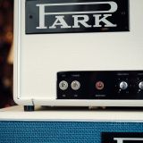 Park PMV50 Head & 2×12 Cab in White Tolex with Blue Grill Cloth