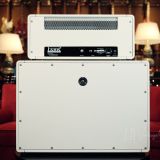 Park PMV50 Head & 2×12 Cab in White Tolex with Blue Grill Cloth